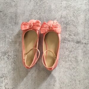 EUC Janie and Jack. Ankle strap bow flat